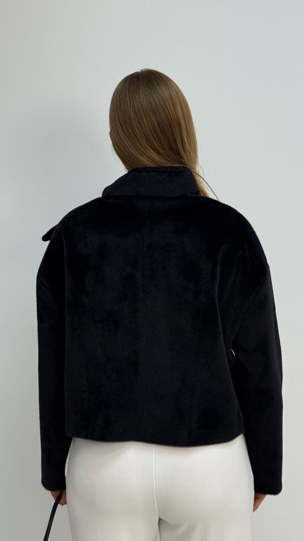 Yakası Fiyonklu Gold Düğmeli Fox Ceket Kaban